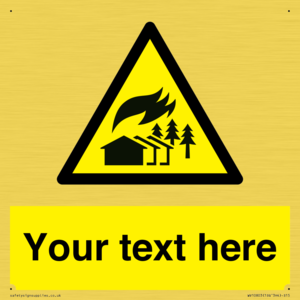 Custom Warning: Large scale fire zone